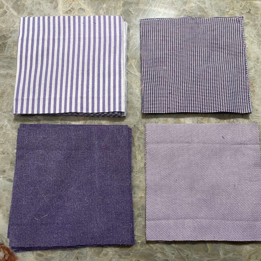 40 Precut 5" Quilt Squares Assorted Fabric Charm Pack